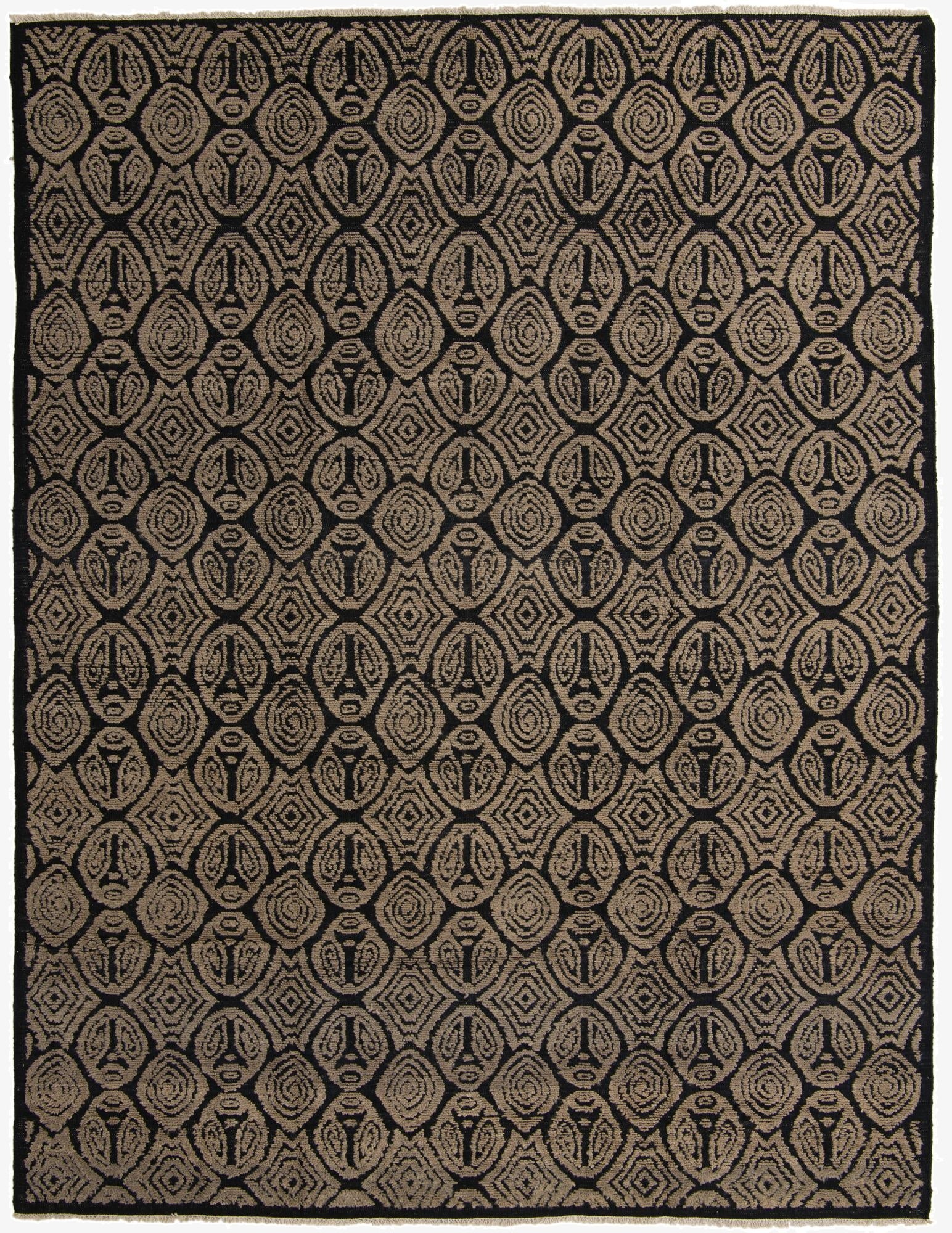 9' 3 x 12'  Hand Knotted Darya Wool Rug
