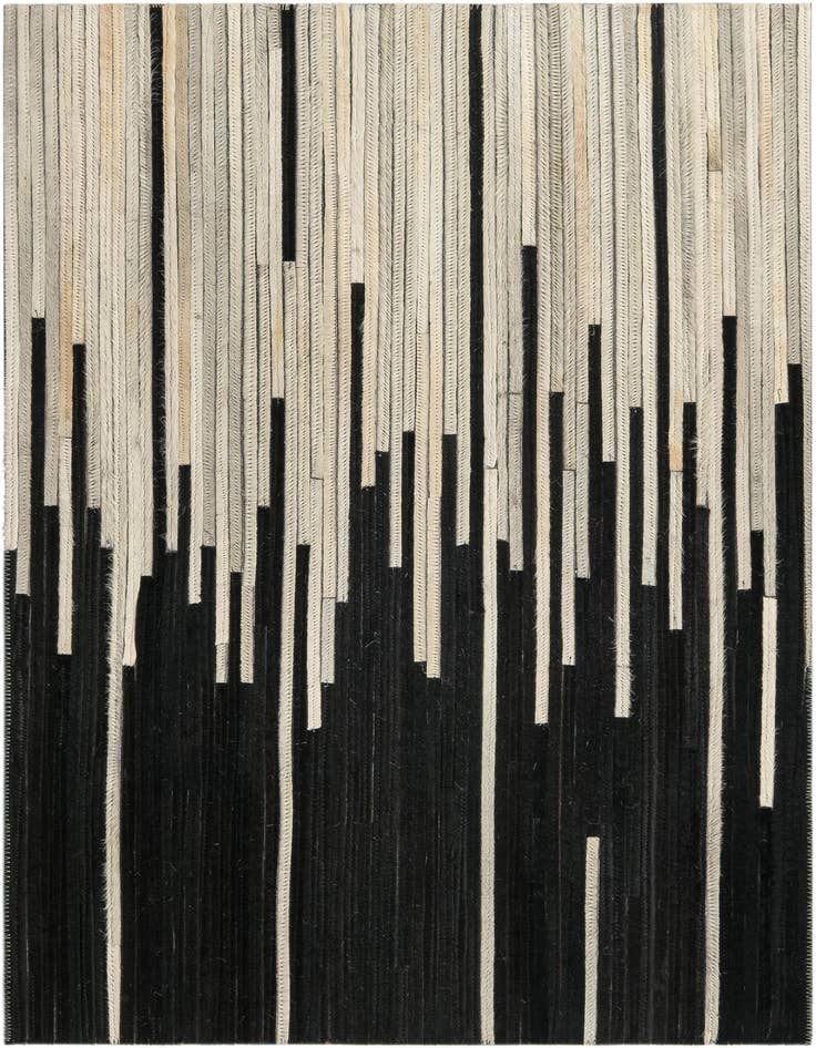 Detail image of 2' x 3' 1 Cowhide Leather Rug