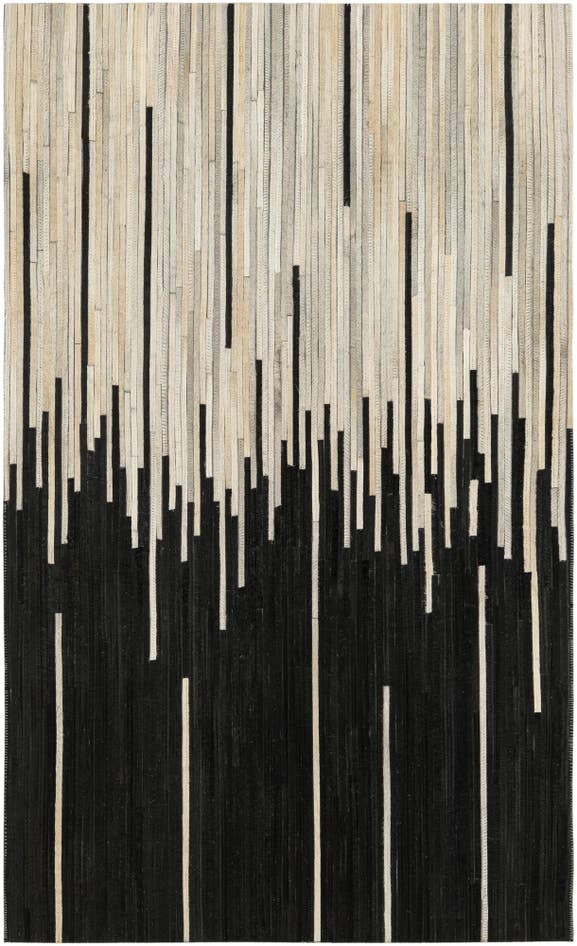 Detail image of 3' 1 x 5' 1 Cowhide Leather Rug