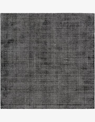 Blackberry Hand Woven Jill Zarin English Manor Wool Square Rug
