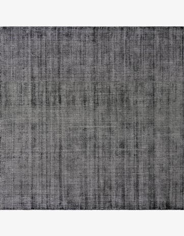 Blackberry Hand Woven Jill Zarin English Manor Wool Square Rug