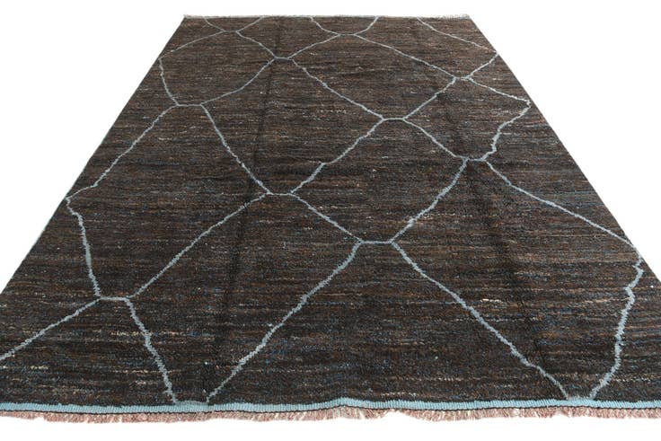 Detail image of 8' 8 x 12' 1 Hand Knotted Moroccan Wool Rug