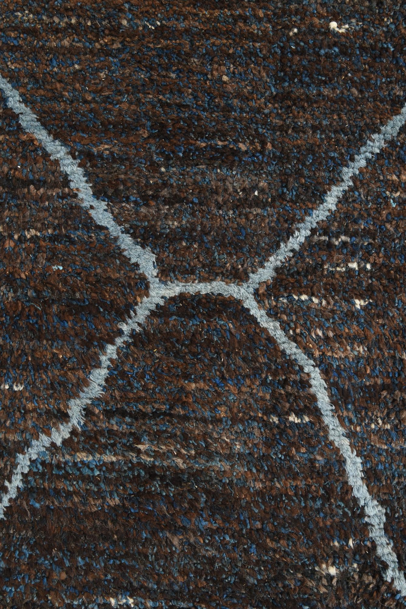 8' 8 x 12' 1 Hand Knotted Moroccan Wool Rug