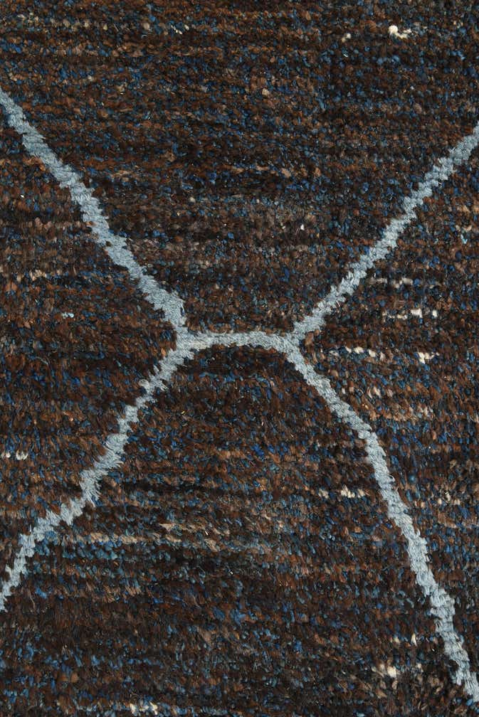 8' 8 x 12' 1 Hand Knotted Moroccan Wool Rug