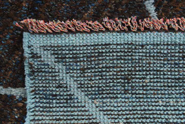 8' 8 x 12' 1 Hand Knotted Moroccan Wool Rug