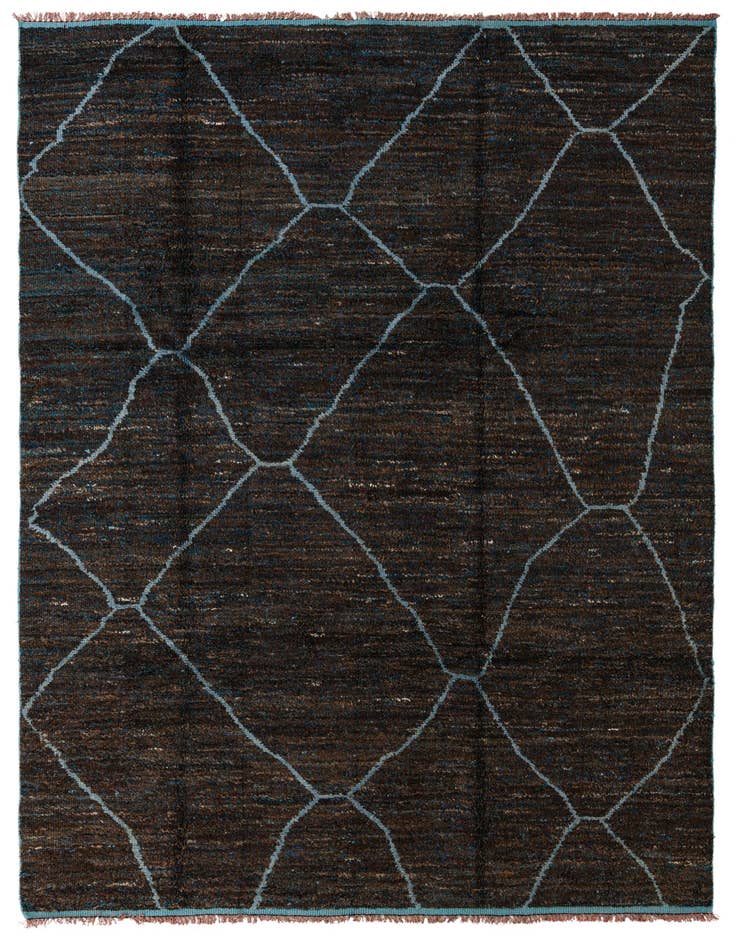 Detail image of 8' 8 x 12' 1 Hand Knotted Moroccan Wool Rug