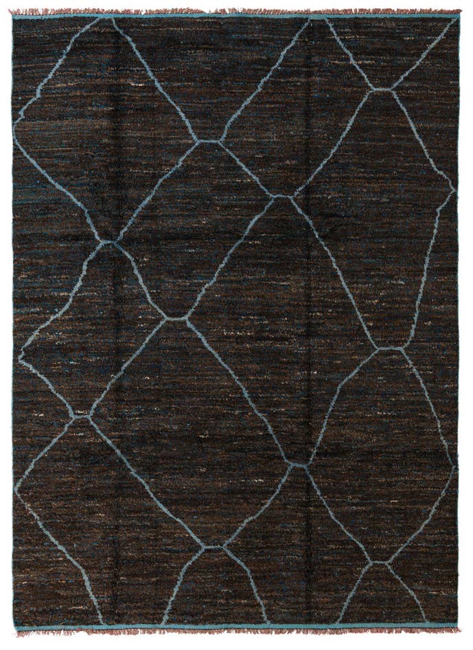Detail image of 8' 8 x 12' 1 Hand Knotted Moroccan Wool Rug