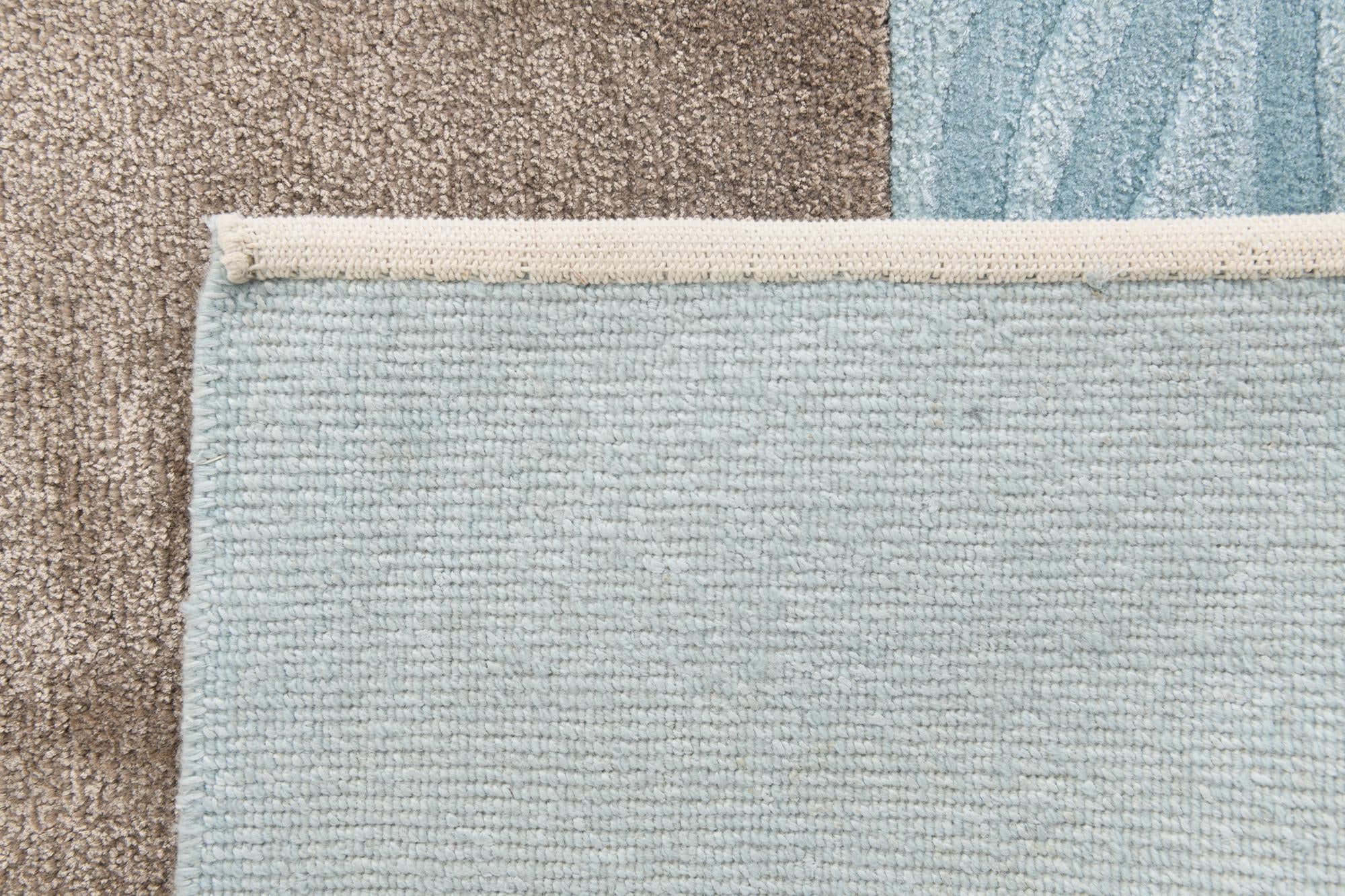 6' 9 x 9' 11 Hand Knotted Darya Wool Rug