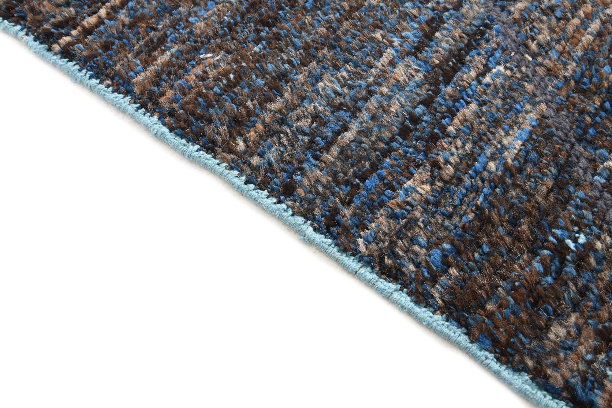 7' 7 x 10' 5 Hand Knotted Moroccan Wool Rug