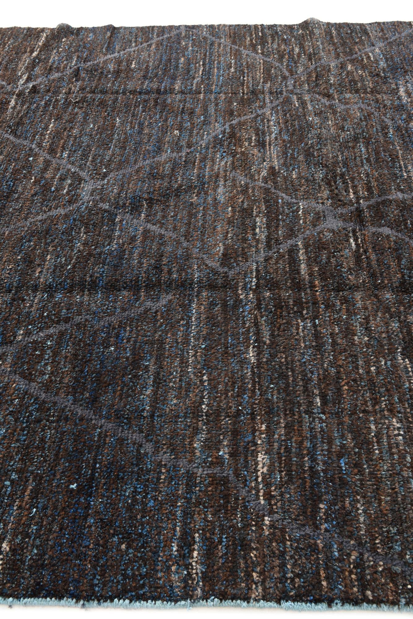 8' 11 x 12' 6 Hand Knotted Moroccan Wool Rug