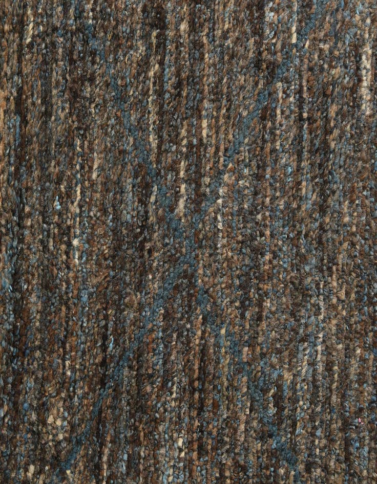 Detail image of 6' 2 x 9' 7  Hand Knotted Moroccan Wool Rug