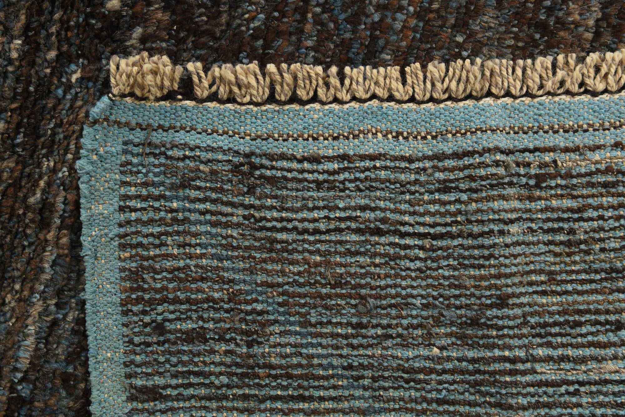 6' 2 x 9' 7 Hand Knotted Moroccan Wool Rug