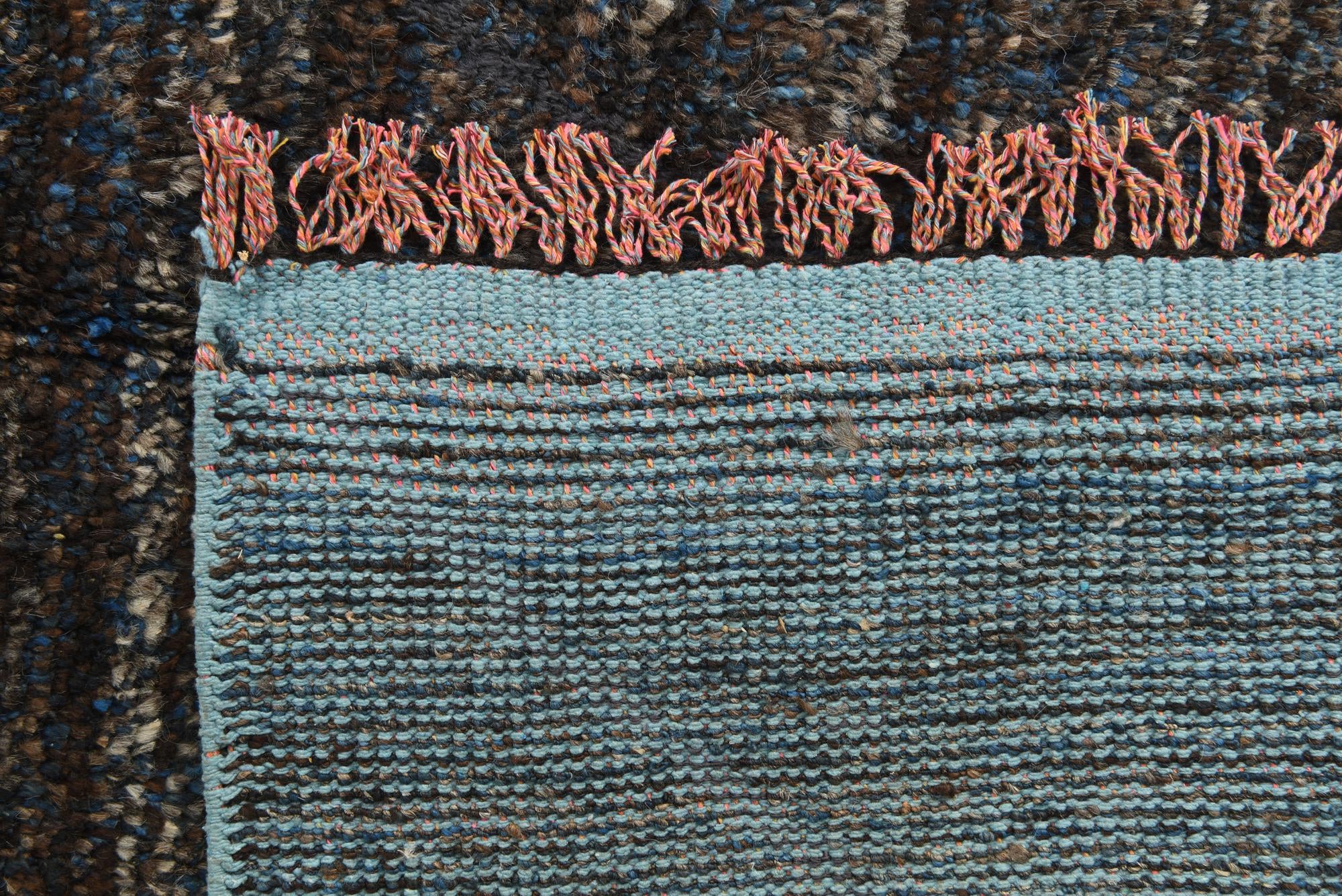 7' 9 x 9' 2 Hand Knotted Moroccan Wool Rug