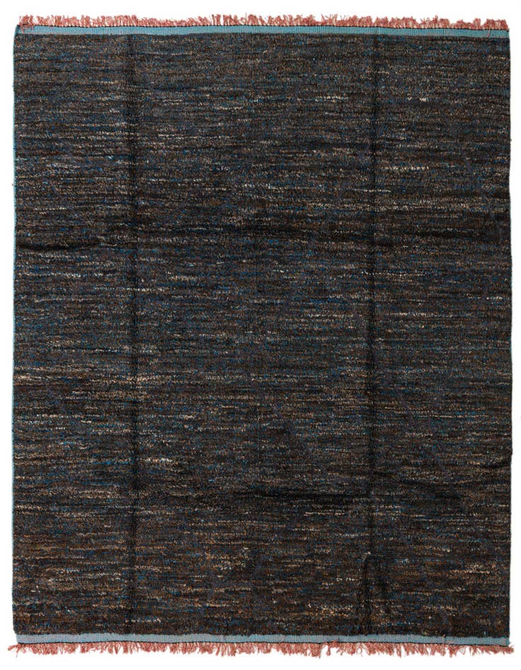 Detail image of 7' 9 x 9' 2 Hand Knotted Moroccan Wool Rug
