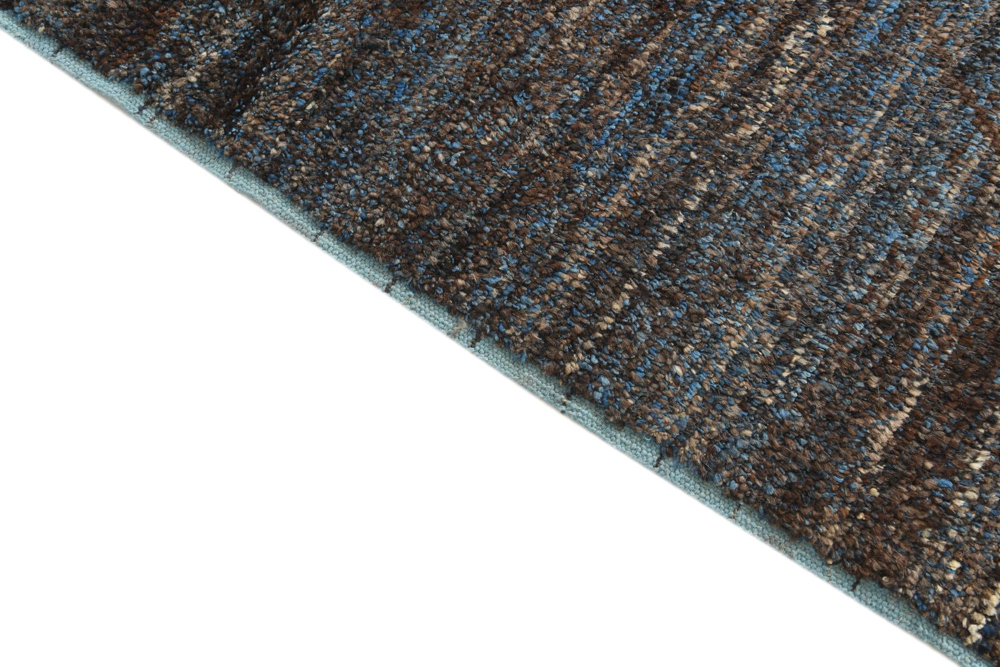 8' 9 x 12' 8 Hand Knotted Moroccan Wool Rug