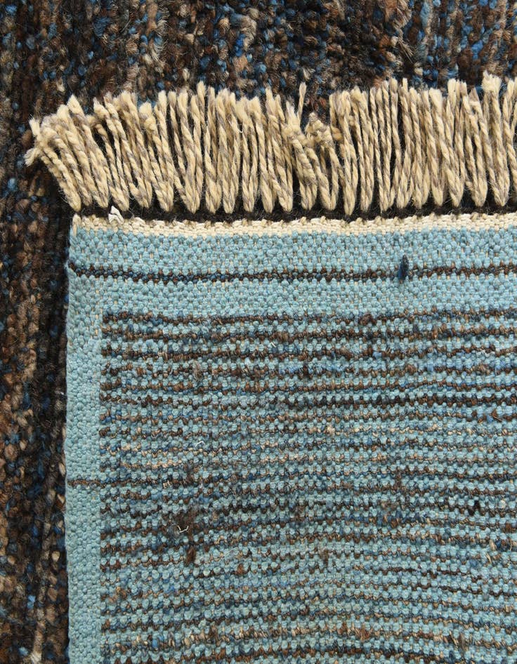 Detail image of 8' 9 x 12' 8  Hand Knotted Moroccan Wool Rug