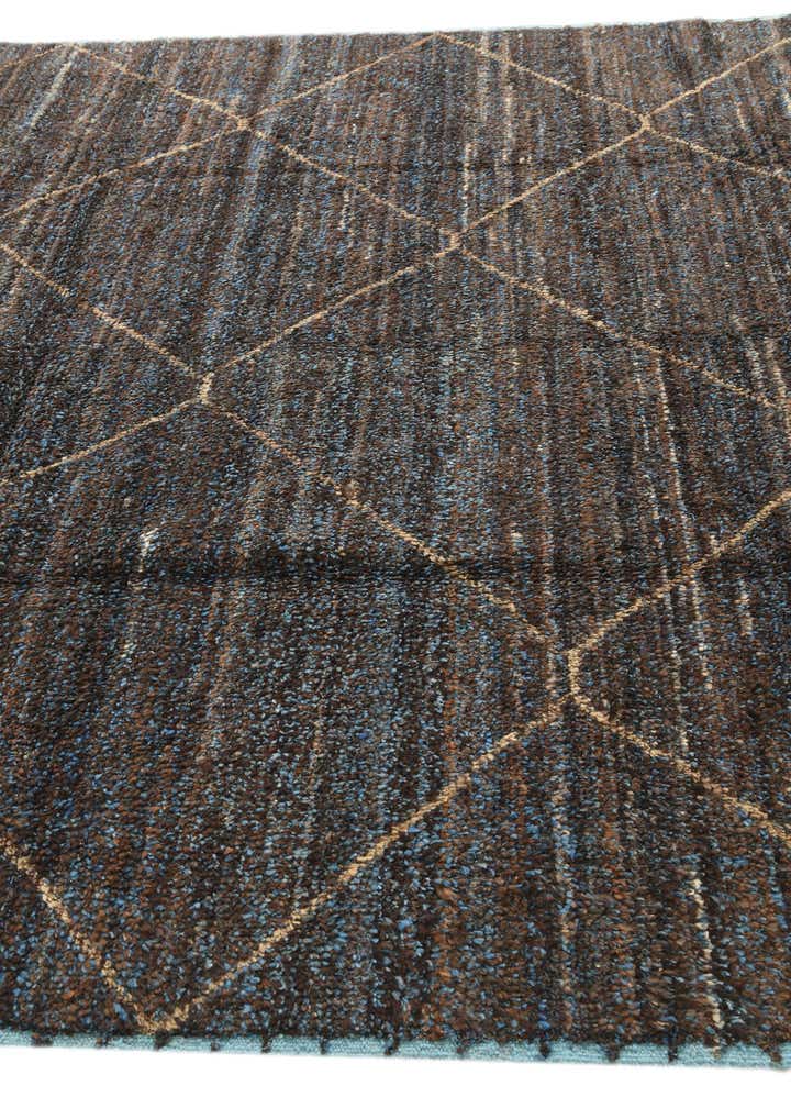 8' 1 x 10' 6 Hand Knotted Moroccan Wool Rug