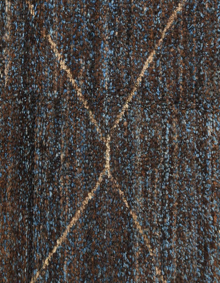 Detail image of 8' 1 x 10' 6  Hand Knotted Moroccan Wool Rug