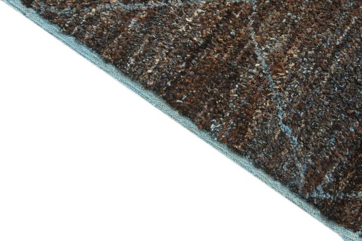 Detail image of 6' 2 x 9' 5 Hand Knotted Moroccan Wool Rug