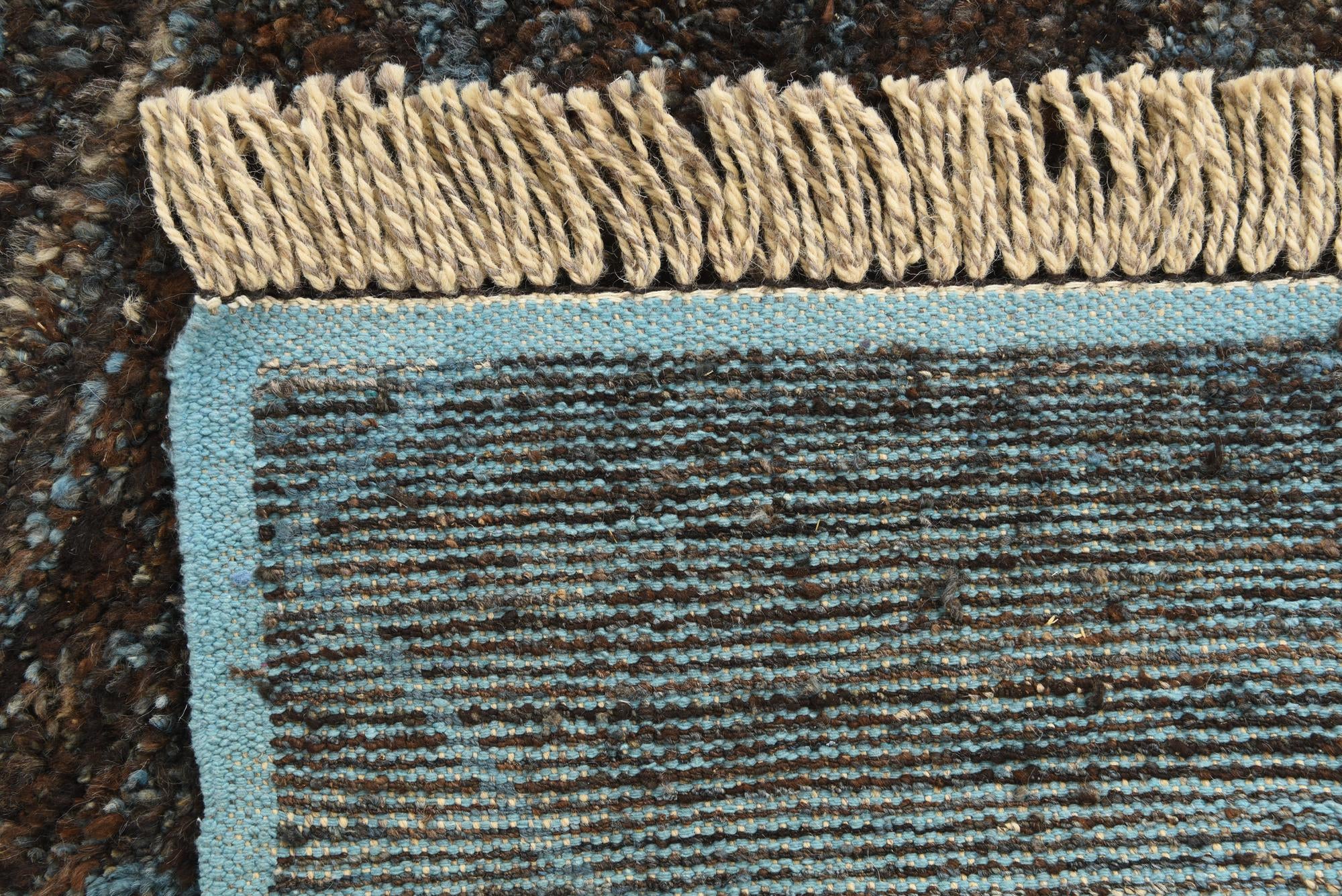 6' 2 x 9' 5 Hand Knotted Moroccan Wool Rug