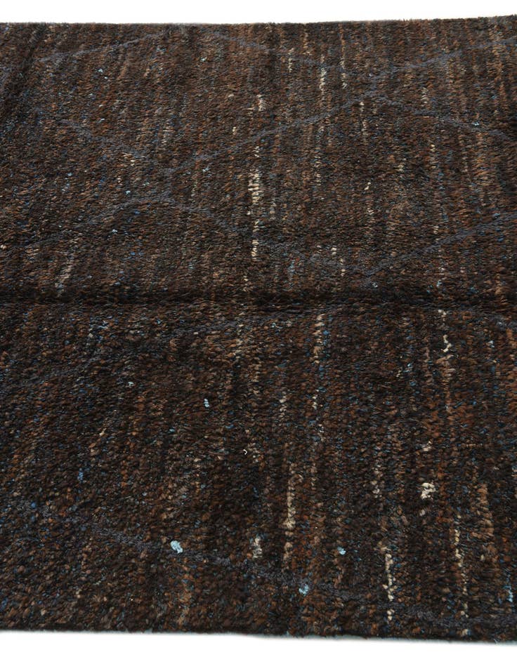 Detail image of 5' 10 x 9' 2  Hand Knotted Moroccan Wool Rug