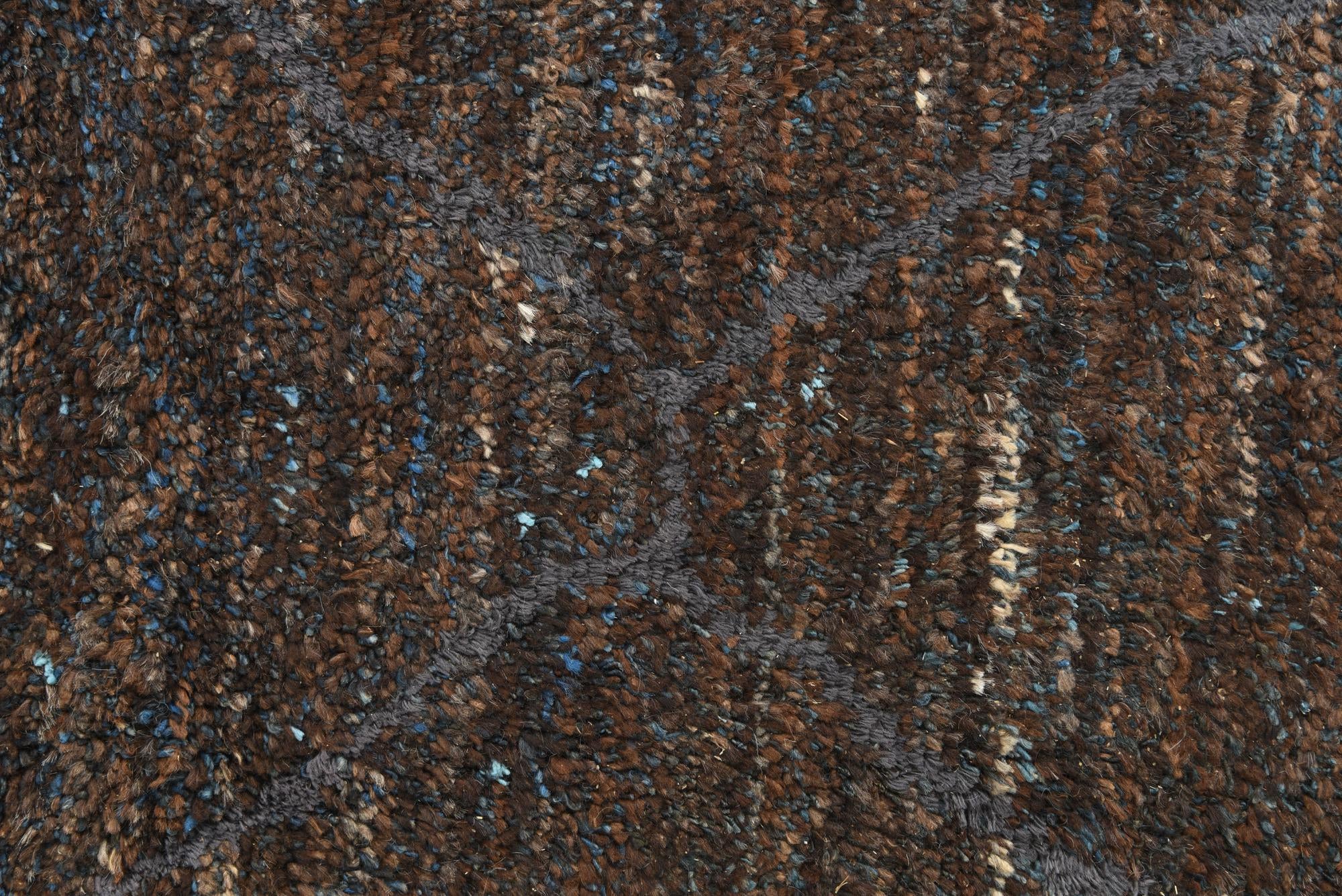 5' 10 x 9' 2 Hand Knotted Moroccan Wool Rug