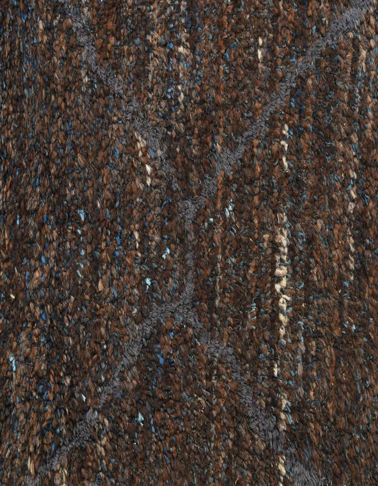 Detail image of 5' 10 x 9' 2  Hand Knotted Moroccan Wool Rug