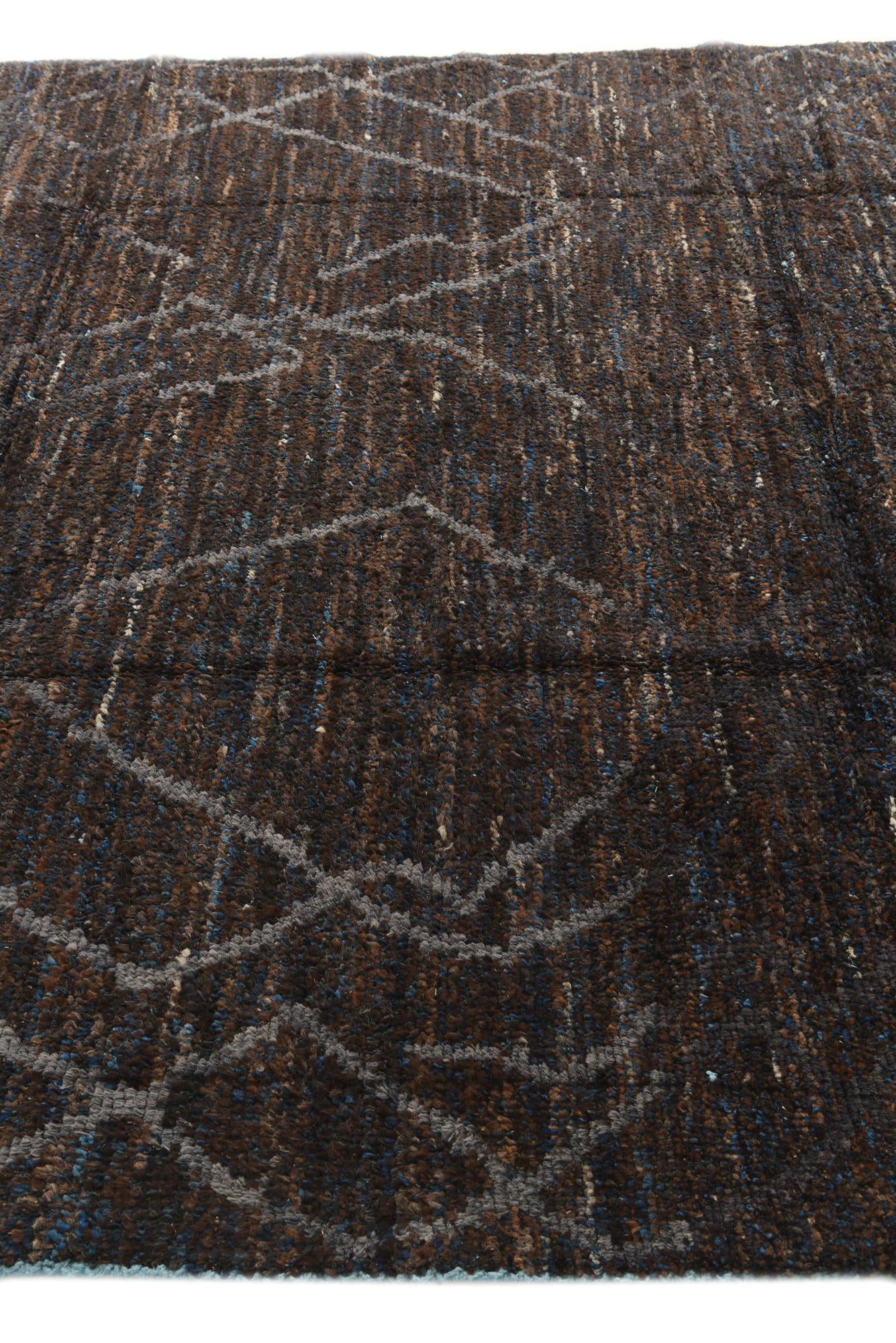8' x 10' 1 Hand Knotted Moroccan Wool Rug