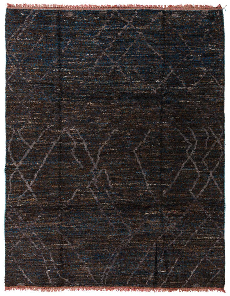 Detail image of 8' x 10' 1 Hand Knotted Moroccan Wool Rug