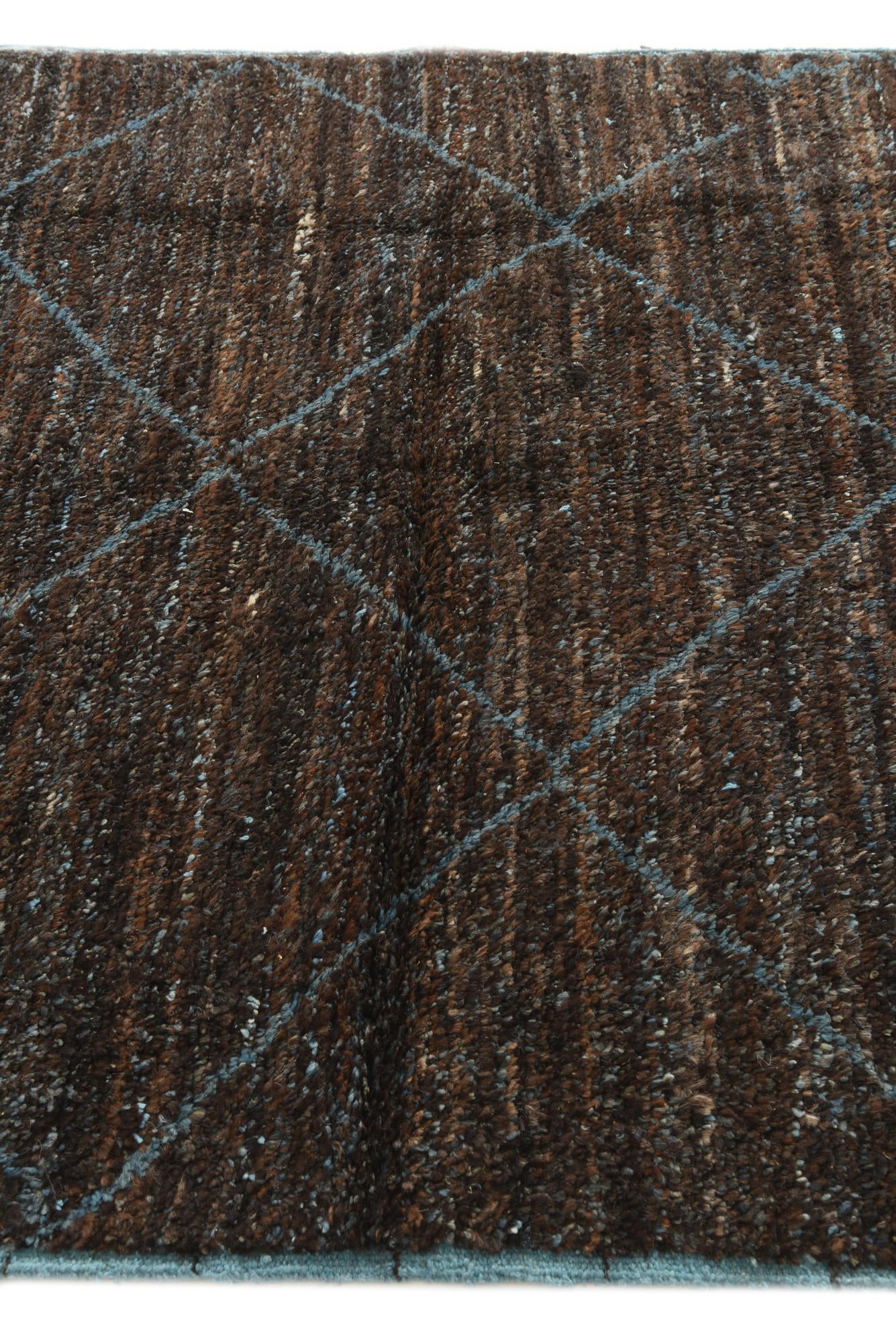 5' 1 x 8' 1 Hand Knotted Moroccan Wool Rug