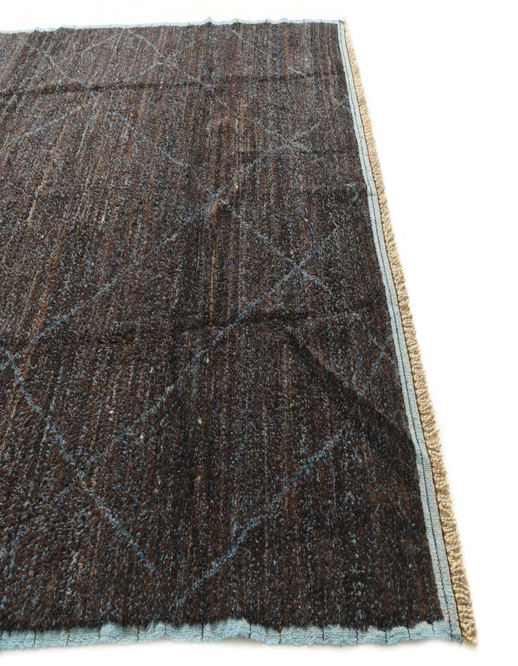 Detail image of 8' x 10' 8  Hand Knotted Moroccan Wool Rug