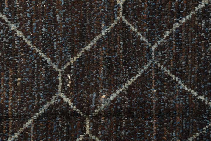 6' 1 x 9' 5 Hand Knotted Moroccan Wool Rug