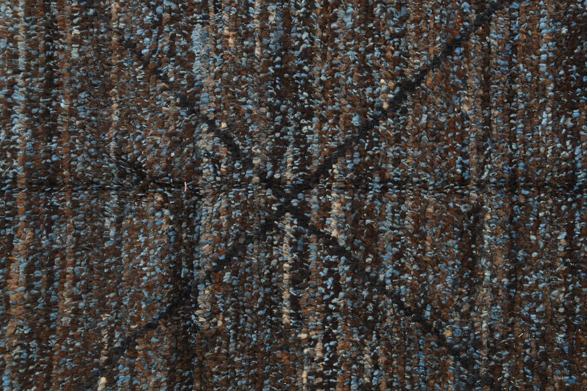 6' 2 x 9' 2 Hand Knotted Moroccan Wool Rug