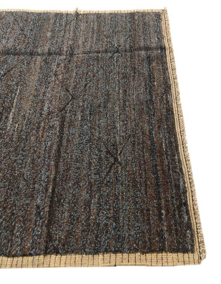 Detail image of 5' 2 x 8' 4 Hand Knotted Moroccan Wool Rug