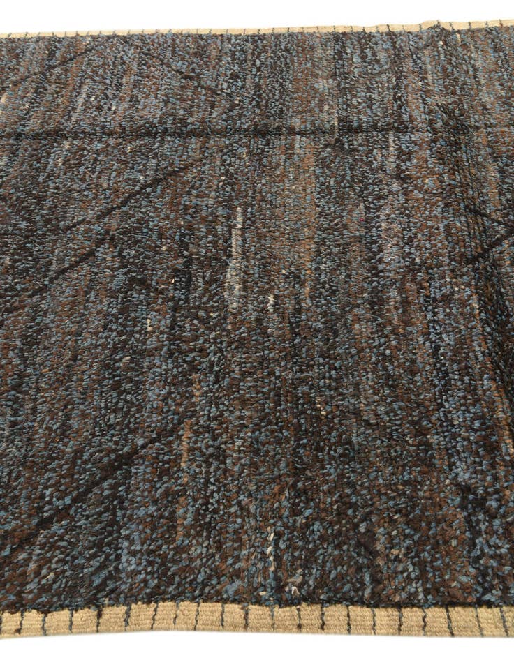 Detail image of 5' 2 x 8' 4 Hand Knotted Moroccan Wool Rug