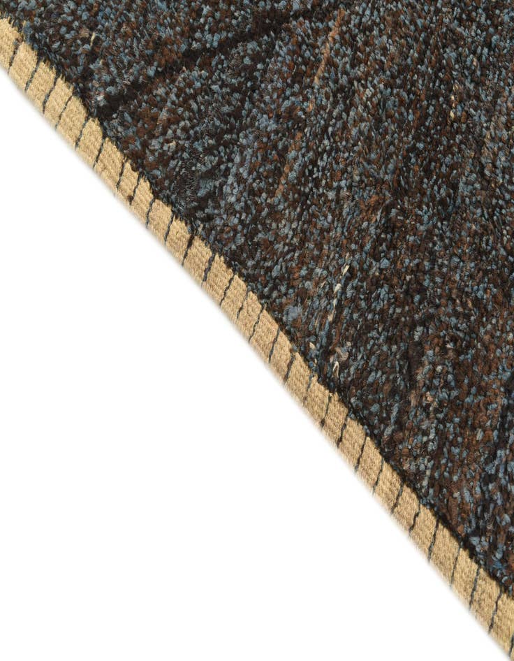 Detail image of 5' 2 x 8' 4 Hand Knotted Moroccan Wool Rug