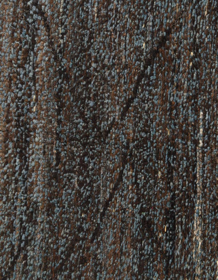 Detail image of 5' 2 x 8' 4 Hand Knotted Moroccan Wool Rug