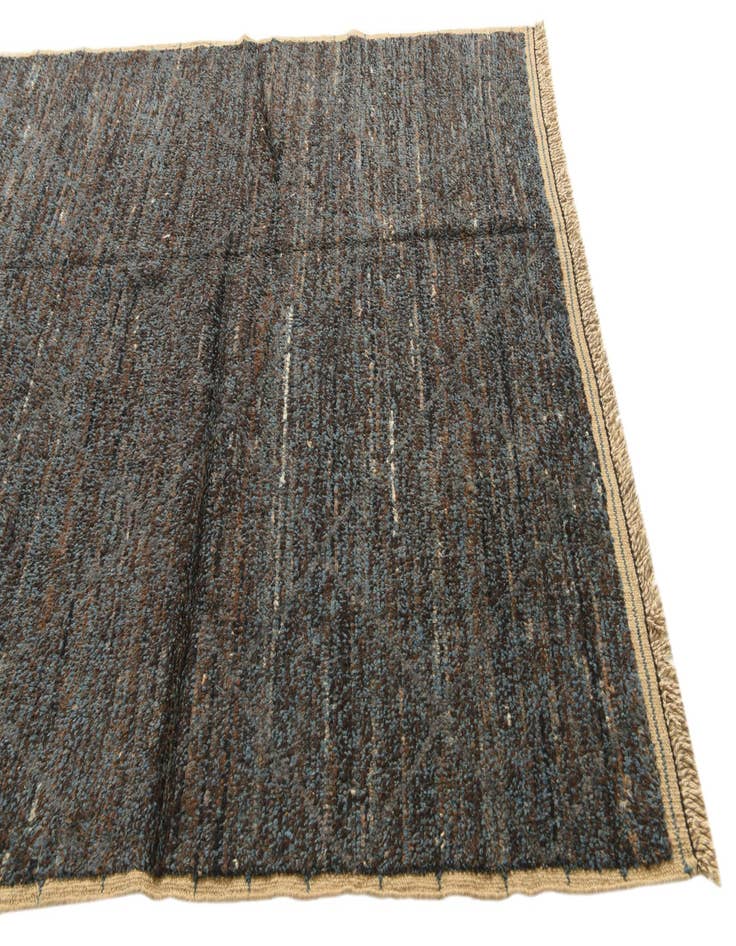 Detail image of 6' 2 x 9' 6  Hand Knotted Moroccan Wool Rug