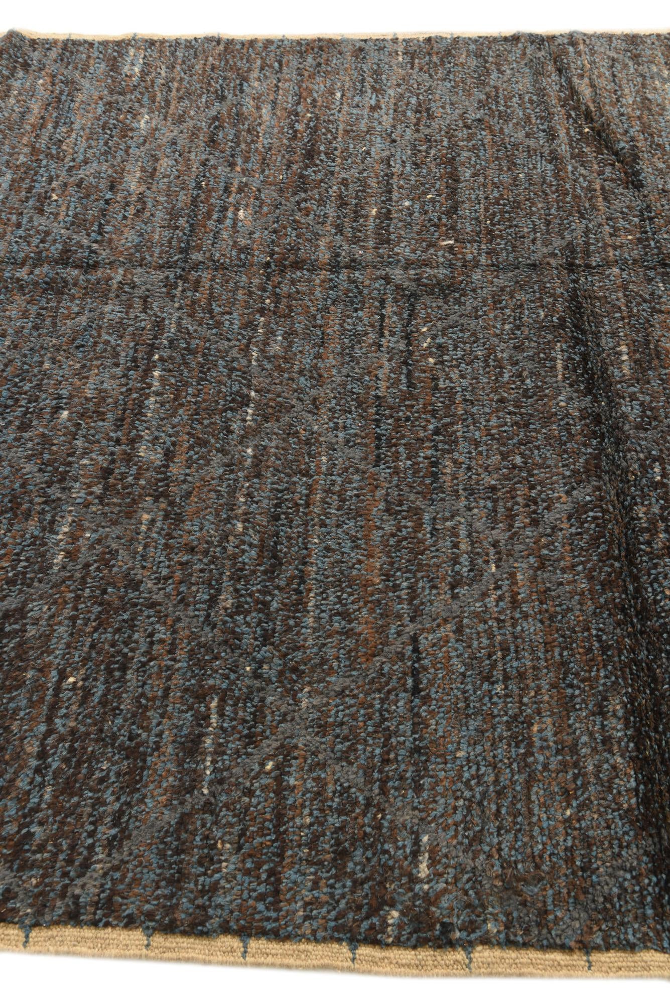 6' 2 x 9' 6 Hand Knotted Moroccan Wool Rug