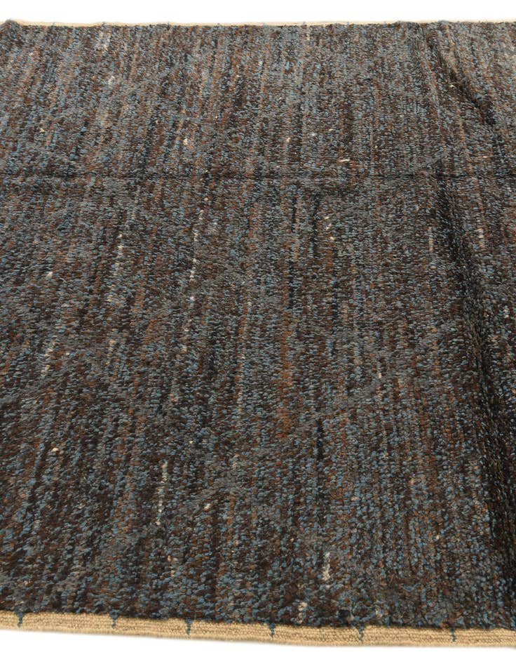 Detail image of 6' 2 x 9' 6  Hand Knotted Moroccan Wool Rug