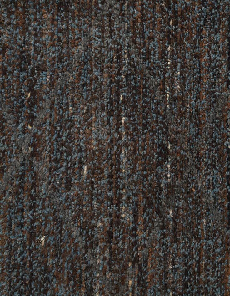 Detail image of 6' 2 x 9' 6  Hand Knotted Moroccan Wool Rug