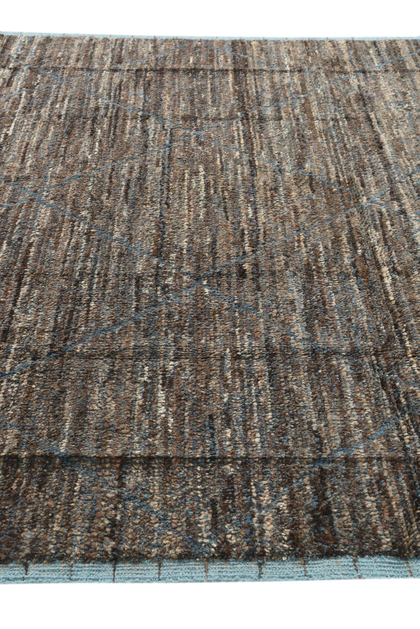 7' 10 x 10' 4 Hand Knotted Moroccan Wool Rug