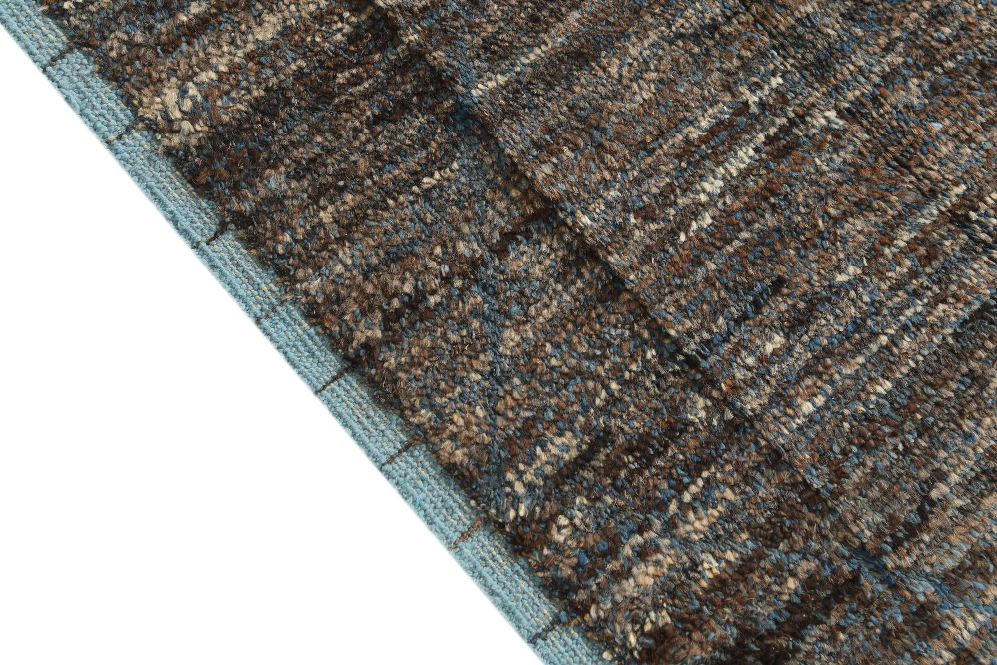 7' 10 x 10' 4 Hand Knotted Moroccan Wool Rug