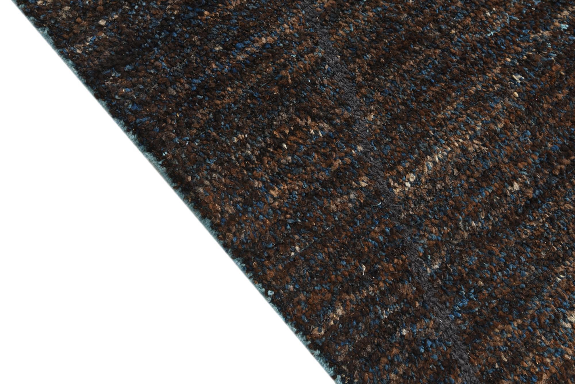 7' 10 x 10' 6 Hand Knotted Moroccan Wool Rug