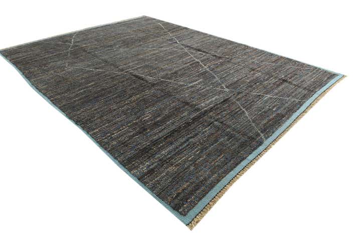 9' 3 x 12' 2 Hand Knotted Moroccan Wool Rug