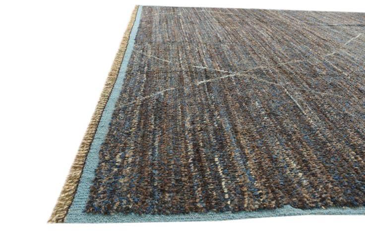 Detail image of 9' 3 x 12' 2 Hand Knotted Moroccan Wool Rug