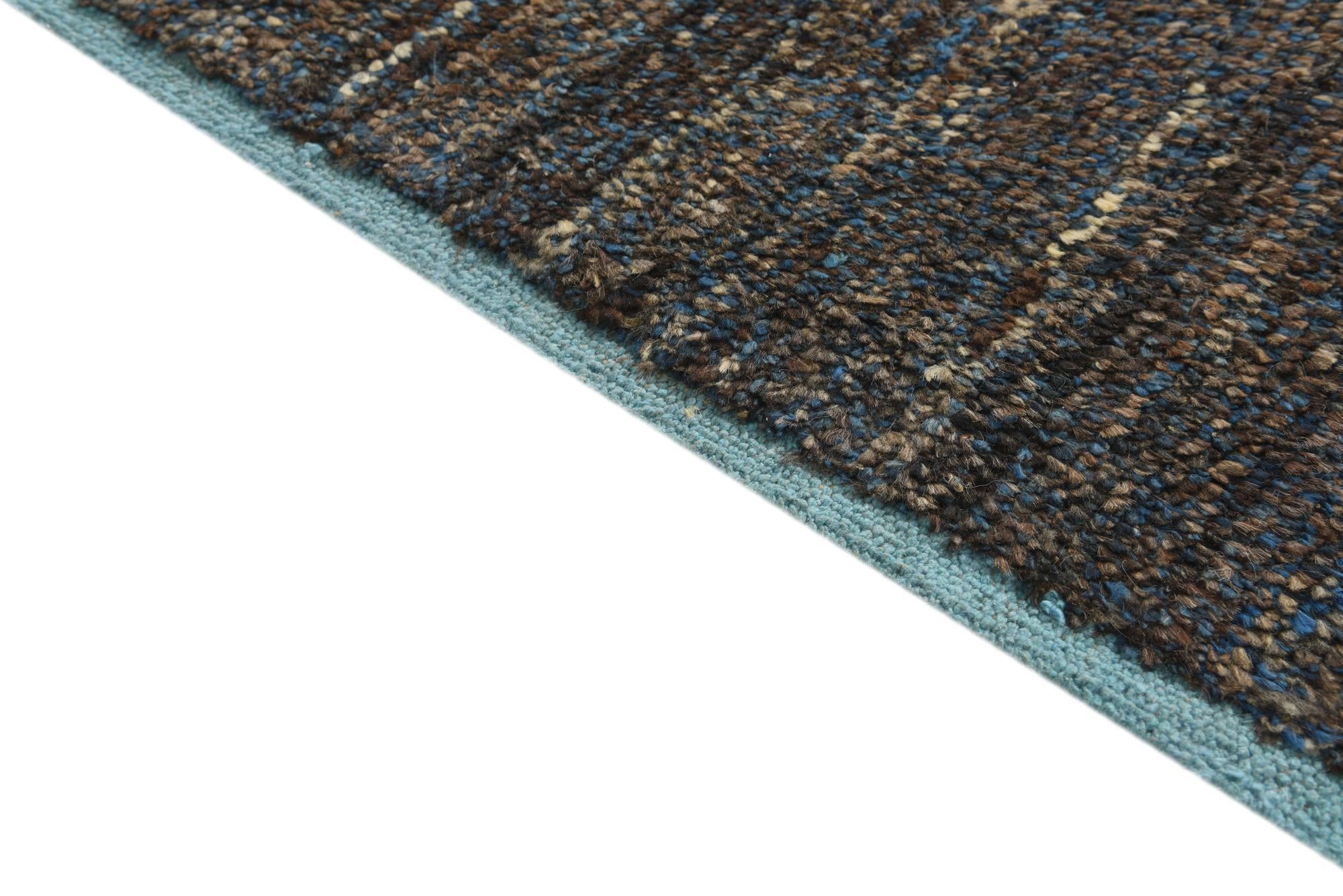 9' 3 x 12' 2 Hand Knotted Moroccan Wool Rug