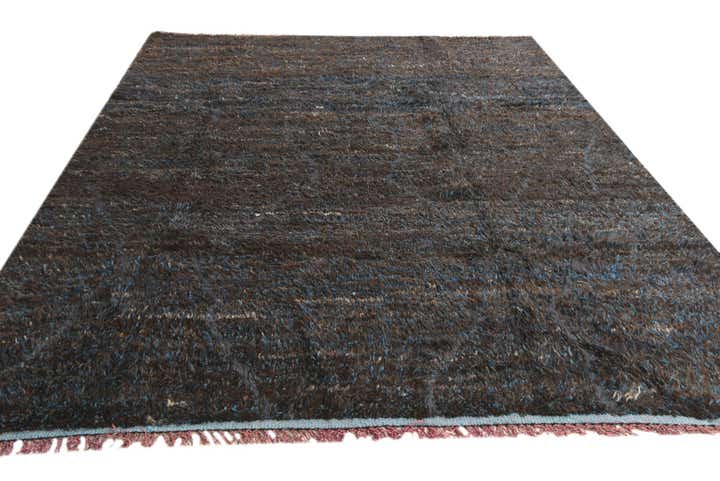 7' 9 x 10' 4 Hand Knotted Moroccan Wool Rug