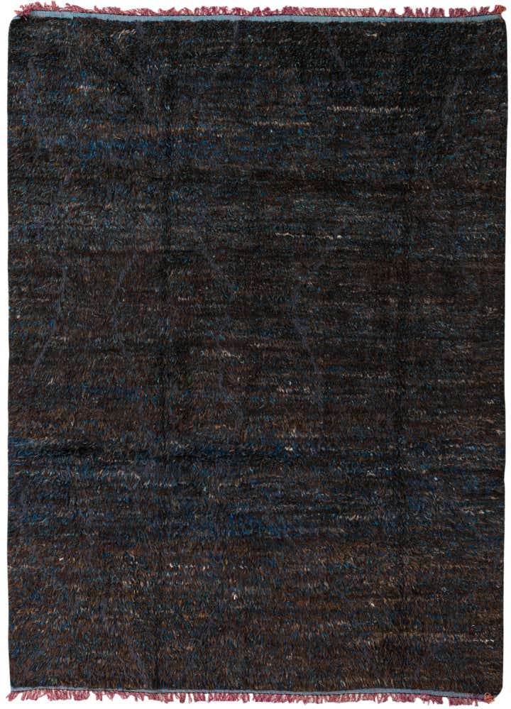 7' 9 x 10' 4 Hand Knotted Moroccan Wool Rug