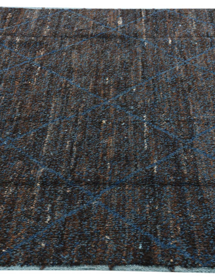 Detail image of 6' 3 x 9' 4  Hand Knotted Moroccan Wool Rug